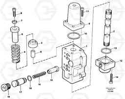 58679 Four-way valve, dipper primary EC450 SER NO 1782-1909, Volvo Construction Equipment