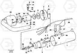 18774 Heater, diesel EC450 SER NO 1782-1909, Volvo Construction Equipment