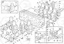 30106 Main valve assembly, valves EC650 SER NO 539-618, Volvo Construction Equipment