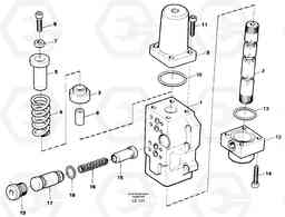 58682 Fourway valve, bucket primary and secondary EC650 SER NO 539-618, Volvo Construction Equipment