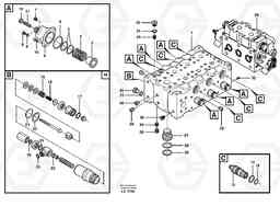 31817 Main valve assembly, A EW160 SER NO 1001-1912, Volvo Construction Equipment