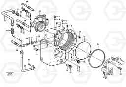 26520 Rear axle, Gear box EW160 SER NO 1001-1912, Volvo Construction Equipment