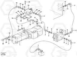 105901 Hydraulic system, cooler EW160 SER NO 1001-1912, Volvo Construction Equipment