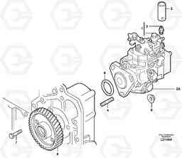 89893 Injection pump with drive EW160 SER NO 1001-1912, Volvo Construction Equipment