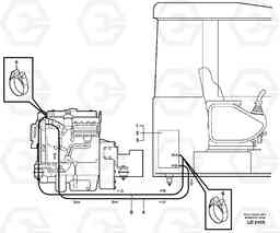 81616 Cab heater with fitting parts EW160 SER NO 1001-1912, Volvo Construction Equipment