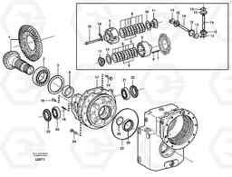 26519 Rear axle, Differential EW160 SER NO 1001-1912, Volvo Construction Equipment