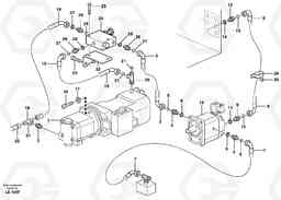104318 Hydraulic system, cooler EC160 SER NO 1001-, Volvo Construction Equipment