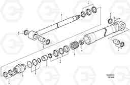 105077 Dipper arm cylinder EW160 SER NO 1001-1912, Volvo Construction Equipment