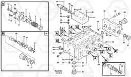 43792 Main valve assembly, A EC160 SER NO 1001-, Volvo Construction Equipment
