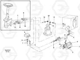84228 Steering system in superstructure EW200 SER NO 3175-, Volvo Construction Equipment