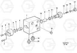 35038 Axle locking system EW200 SER NO 3175-, Volvo Construction Equipment