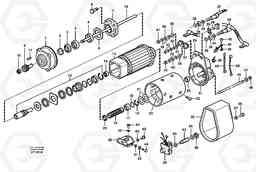 10573 Starter motor EW200 SER NO 3175-, Volvo Construction Equipment