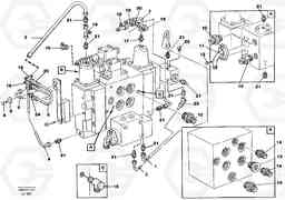 36609 Slew valve assembly Nippels EW200 SER NO 3175-, Volvo Construction Equipment