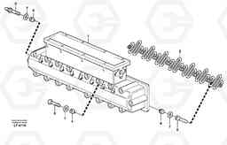 26969 Induction manifold with fitting parts EW200 SER NO 3175-, Volvo Construction Equipment
