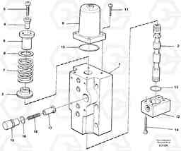 102624 Four-way valves, Secondary EW230B SER NO 1736-, Volvo Construction Equipment