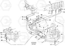45082 Servo system, outriggers,dozer and fuel miser EW230B SER NO 1736-, Volvo Construction Equipment