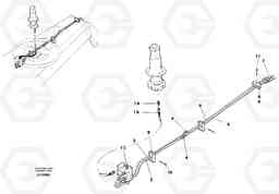 39673 Hydraulic system for dozer blade, undercarriage EW230B SER NO 1736-, Volvo Construction Equipment