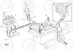 30323 Servo hydraulic system, dipper on materials handling equipment. EW230B SER NO 1736-, Volvo Construction Equipment