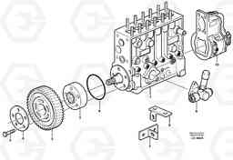 41775 Injection pump with drive EW230B SER NO 1736-, Volvo Construction Equipment