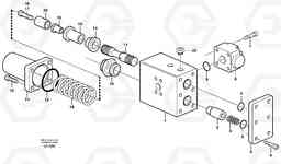 99753 Hose rupture valve,dipperarm cylind.mtrl.handl.eq EW230B SER NO 1736-, Volvo Construction Equipment