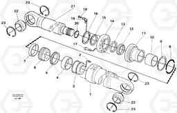 38219 Dipper arm cylinder Material handle equipm. EC230B SER NO 5252-, Volvo Construction Equipment