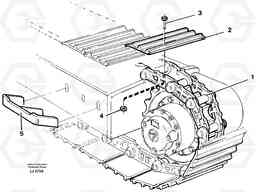 36584 Track assembly. Short undercarriage. EC230B SER NO 5252-, Volvo Construction Equipment