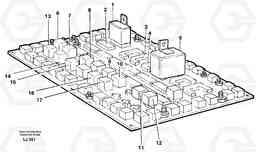 103749 Electrical distribution unit, relay EC230B SER NO 5252-, Volvo Construction Equipment