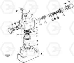 2992 Magnet equipment Ohio/almhult Pressure limiting valve EC230B SER NO 5252-, Volvo Construction Equipment