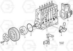 40698 Injection pump with drive EC230B SER NO 5252-, Volvo Construction Equipment