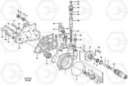 105245 Rear axle, Gear shift sensor EW140 SER NO 1001-1487, Volvo Construction Equipment