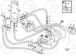 47587 Hydraulic system, transport in undercarrige EW140 SER NO 1001-1487, Volvo Construction Equipment