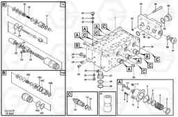 43793 Main valve assembly, A EW140 SER NO 1001-1487, Volvo Construction Equipment