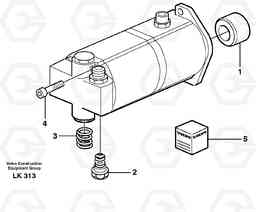 24881 Hydraulic pump, servo/brake EW140 SER NO 1001-1487, Volvo Construction Equipment