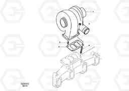 33888 Turbocharger with fitting parts EC210, Volvo Construction Equipment