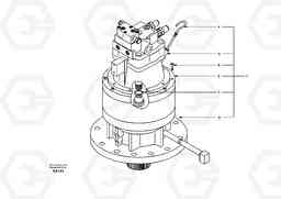 49075 Swing motor with mounting parts EC210, Volvo Construction Equipment