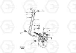 39179 Remote control valve pedal with fitting parts EC210, Volvo Construction Equipment