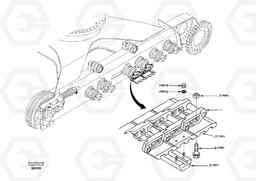 33507 Undercarriage, track with rubber shoes EC240, Volvo Construction Equipment