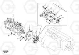 6994 Pump gearbox with assembling parts EC140, Volvo Construction Equipment