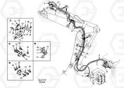 44297 Working hydraulic, dipper arm rupture and adjustable boom EC140, Volvo Construction Equipment