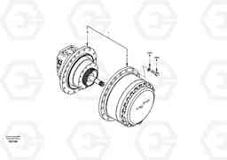 44798 Travel motor with mounting parts EC290, Volvo Construction Equipment