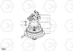 17461 Swing motor with mounting parts EC290, Volvo Construction Equipment