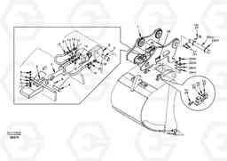 78934 Attachment bracket, quickfit EC290, Volvo Construction Equipment