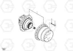 44799 Travel motor with mounting parts EC290, Volvo Construction Equipment