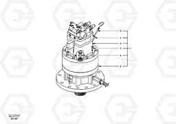 78179 Swing motor with mounting parts EC460, Volvo Construction Equipment