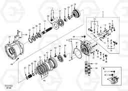 93933 Swing motor EC460, Volvo Construction Equipment
