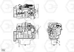 30704 Engine EW170 & EW180 SER NO 3031-, Volvo Construction Equipment