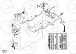 93360 Cable and wire harness, instrument panel EW170 & EW180 SER NO 3031-, Volvo Construction Equipment