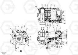 18595 Air conditioning unit, cooling and heater EW170 & EW180 SER NO 3031-, Volvo Construction Equipment