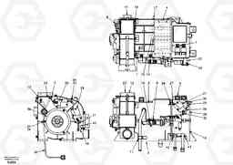 19276 Cooling unit EW170 & EW180 SER NO 3031-, Volvo Construction Equipment