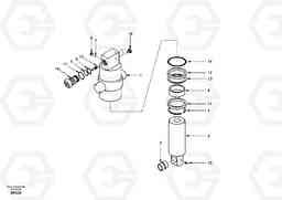 93392 Axle locking cylinder EW170 SER NO 3031-, Volvo Construction Equipment